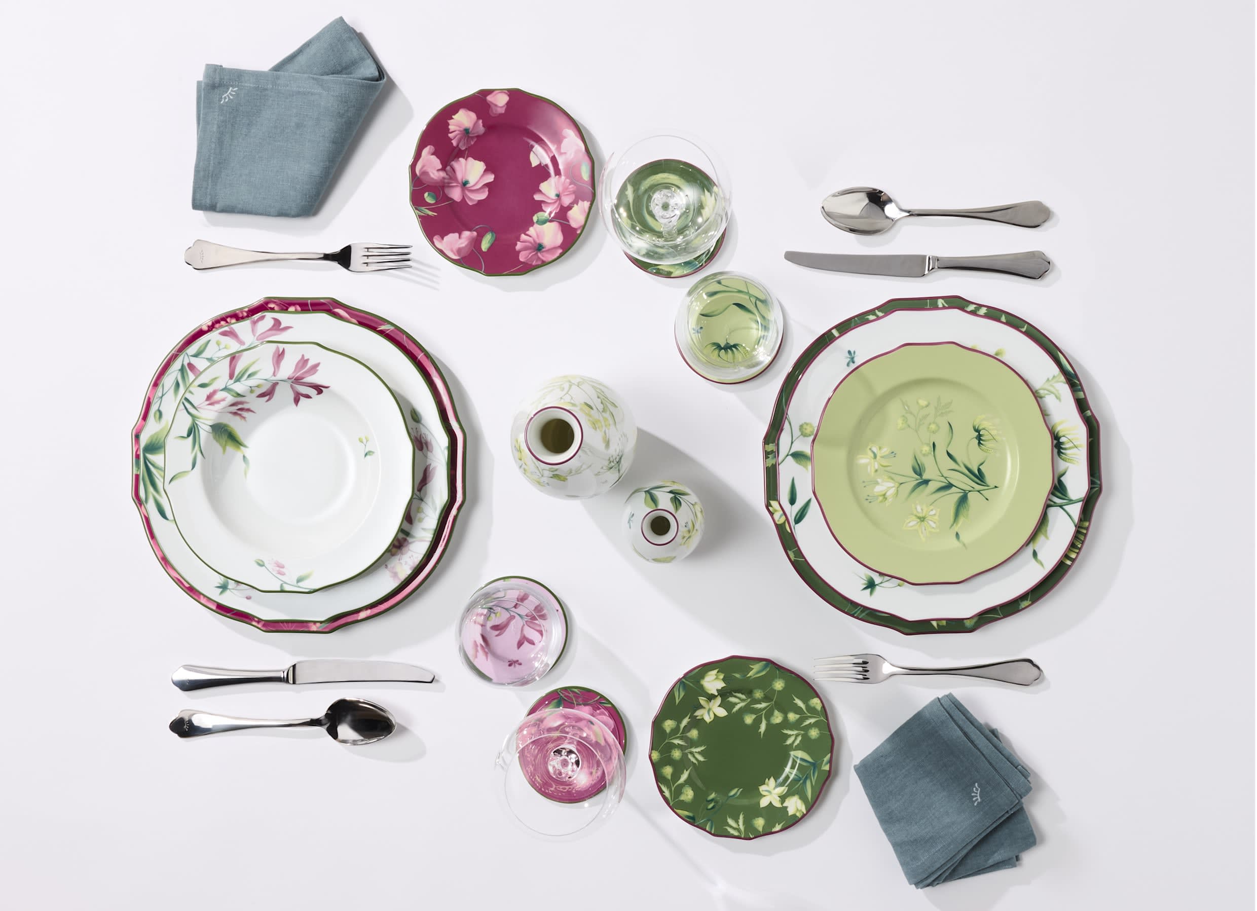 Charger plate Acanto green | Florenza | GINORI 1735